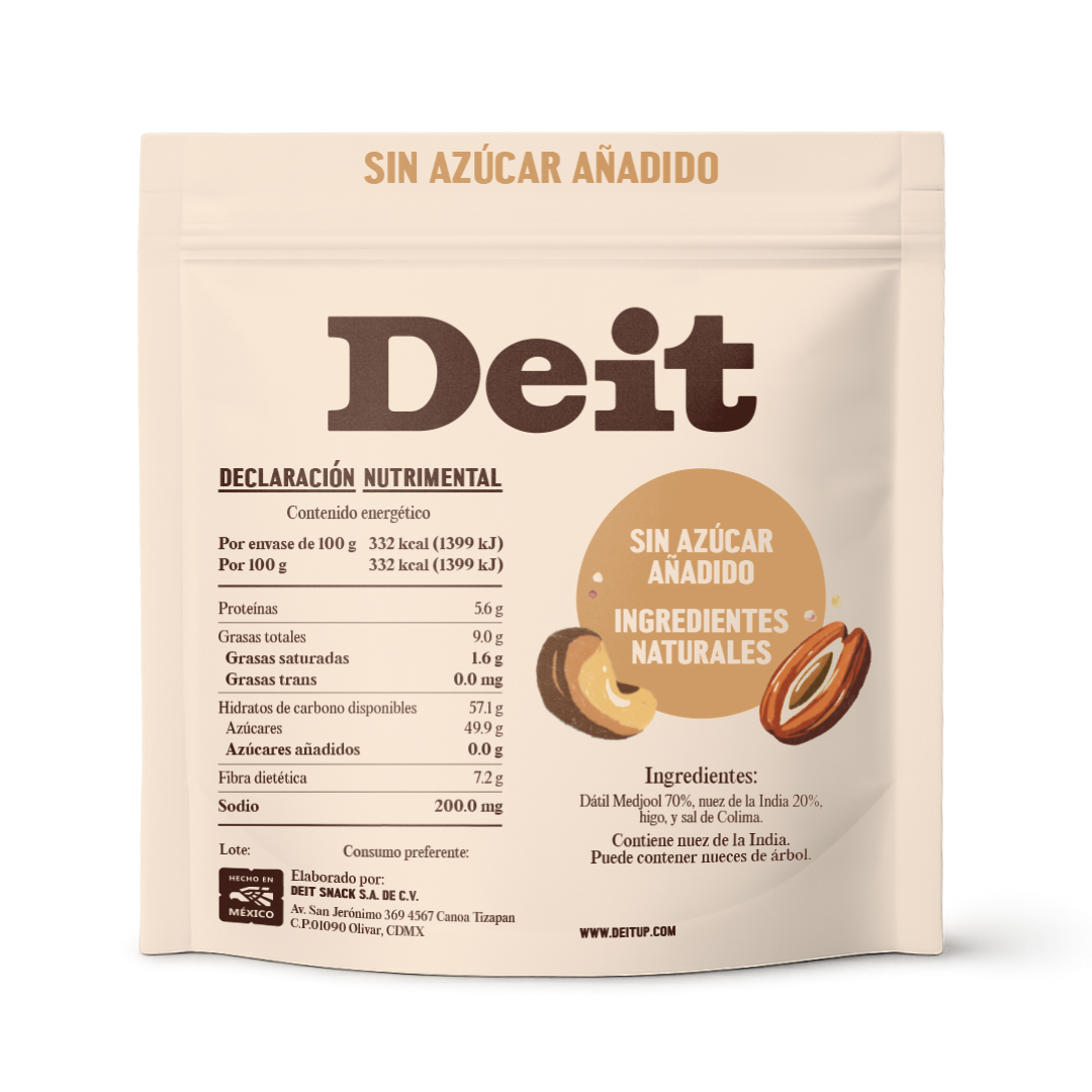 Bolitas de dátil con nuez de la india (100 gms)